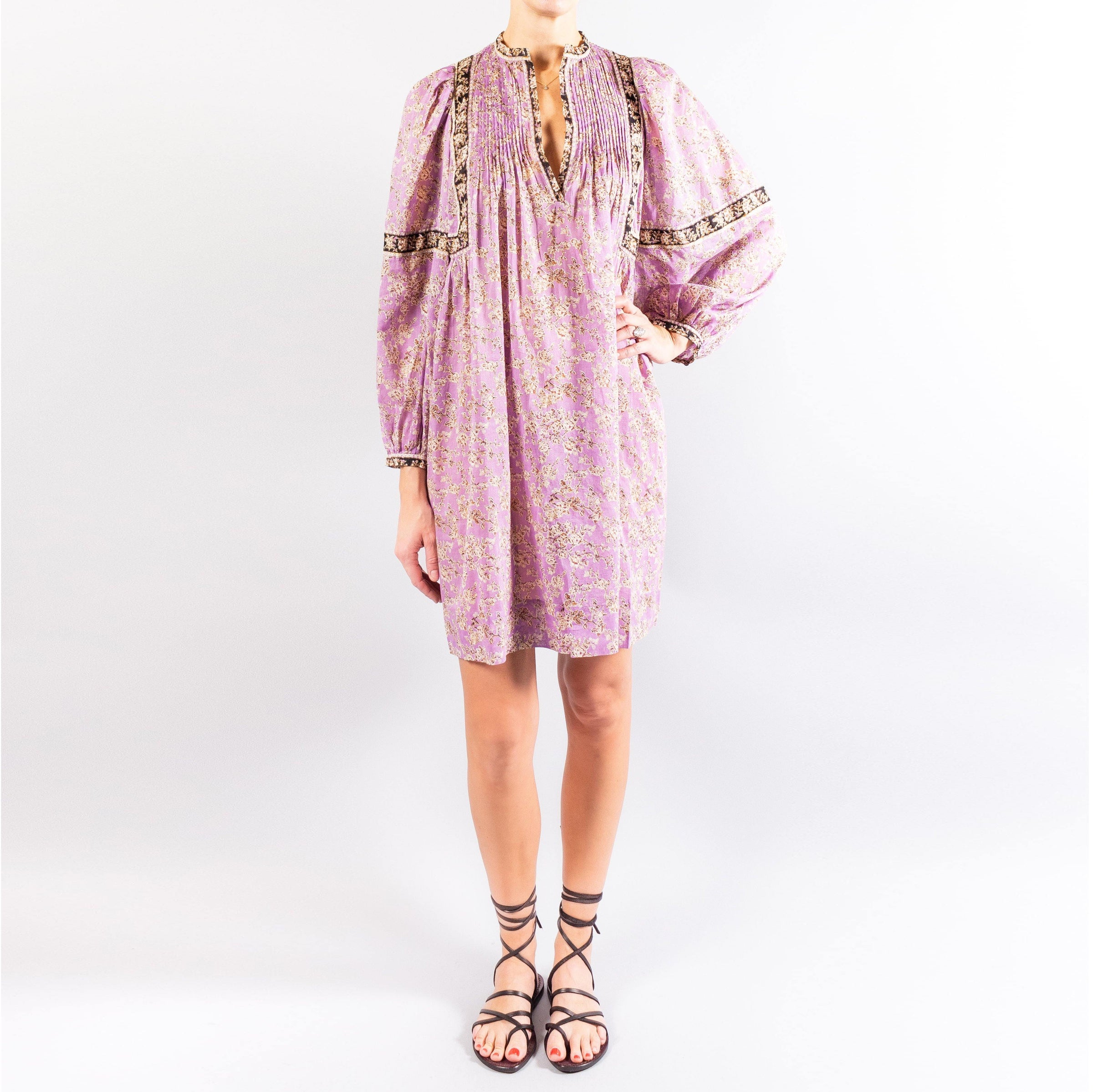 ISABEL MARANT ETOILE YESCOTT　シルクワンピース 34 中古・古着通販】ISABEL MARANT ETOILE (イザベルマラン