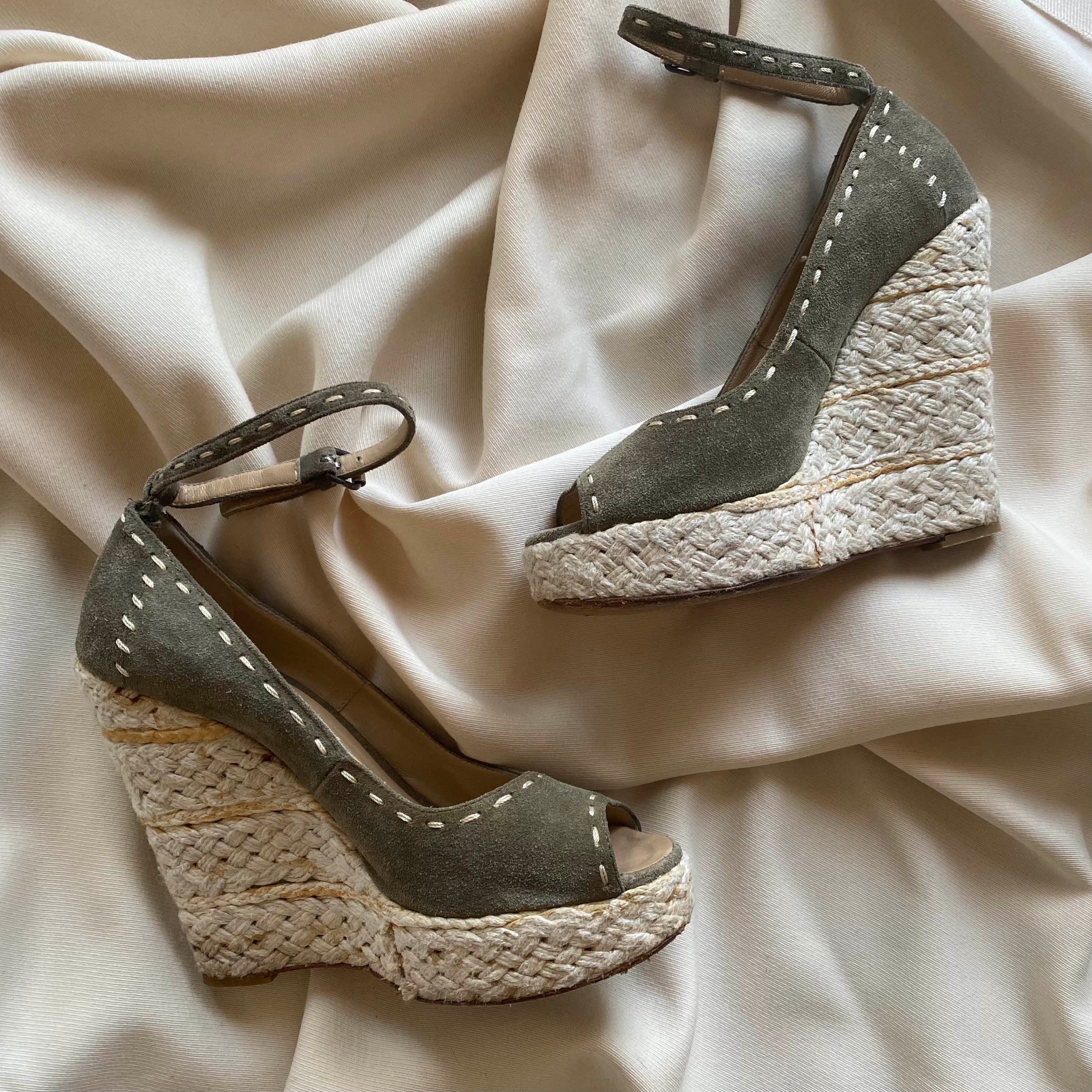 Giuseppe Zanotti Wedge Espadrilles, size 37 | The Sequel Sale